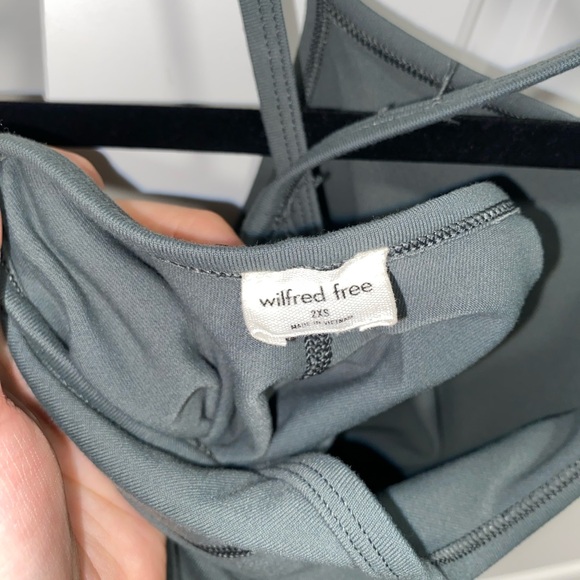 Aritzia Wilfred Free LEILA JUMPSUIT In Smokey Emerald Green - Picture 5 of 6